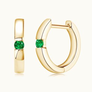 Versatile Emerald Earrings - GOLDEN