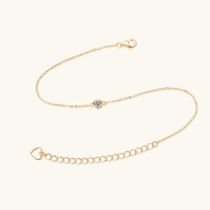 Small UFO Moissanite Bracelet - GOLDEN
