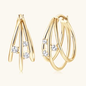 New Temperament Girl Moissanite Earrings