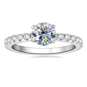 moissanite diamond ring