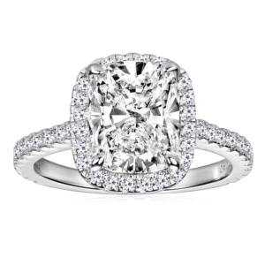 Square Moissanite Ring