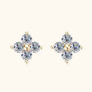 moissanite diamond earrings